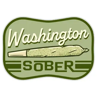 Two Little Fruits Washington Sober Cannabis Sticker