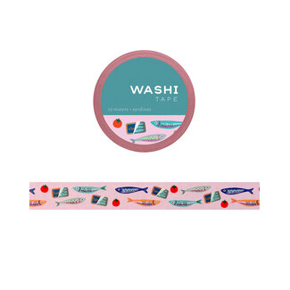 Girl of All Work Washi Tape - Sardines
