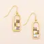 Scout Good Karma Miyuki Frame Earring- Blush/Topaz/Gold