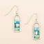 Scout Good Karma Miyuki Frame Earring- Marine/Silver