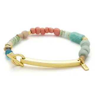 Scout Hidden Message Bracele- Crushing It/Amazonite/Gold