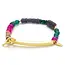 Scout Hidden Message Bracelet- Strong Af/Amethyst/Gold