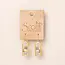 Scout Good Karma Miyuki Frame Earring- Blush/Topaz/Gold