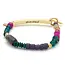 Scout Hidden Message Bracelet- Strong Af/Amethyst/Gold