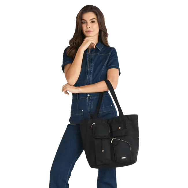 Hammitt Josie Tote-Black Nylon Cargo-G