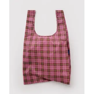 Baggu Standard Baggu - Azalea Pink Tartan