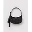Baggu Small Nylon Crescent Bag - Charcoal Ditsy Floral