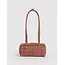 Baggu Small Nylon Bowler Bag - Tan Houndstooth