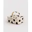 Baggu Small Cosmetic Case - Cream and Black Polka Dot