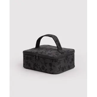 Baggu Small Cosmetic Case - Charcoal Ditsy Floral