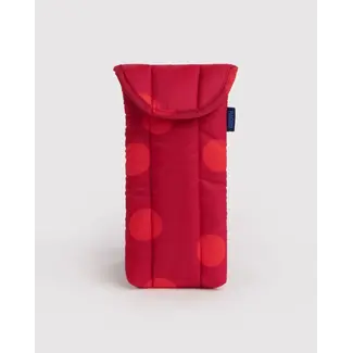 Baggu Puffy Glasses Sleeve - Red Polka Dot