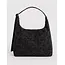 Baggu Nylon Shoulder Bag - Charcoal Ditsy Floral