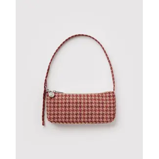 Baggu Nylon Pochette - Tan Houndstooth