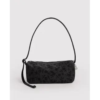 Baggu Nylon Loaf Bag - Charcoal Ditsy Floral