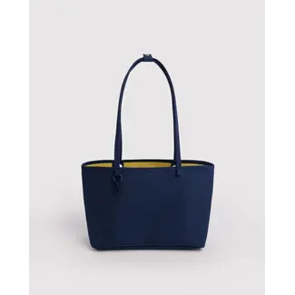 Baggu Medium Nylon Reversible Tote - Navy Mix