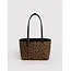 Baggu Medium Nylon Reversible Tote - Leopard Mix