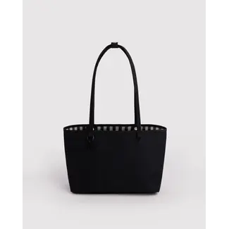 Baggu Medium Nylon Reversible Tote - Black Mix