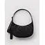 Baggu Medium Nylon Crescent Bag - Charcoal Ditsy Floral