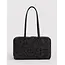 Baggu Medium Nylon Bowler Bag - Charcoal Ditsy Floral