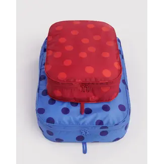 Baggu Large Packing Cube Set - Polka Dot Mix