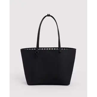 Baggu Large Nylon Reversible Tote - Black Mix