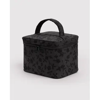 Baggu Large Cosmetic Case - Charcoal Ditsy Floral
