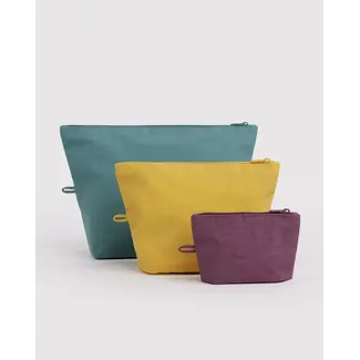 Baggu Go Pouch Set - Jewel Mix