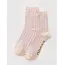 Baggu Crew Sock - Pink Houndstooth