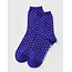 Baggu Crew Sock - Micro Blue and White Polka Dot