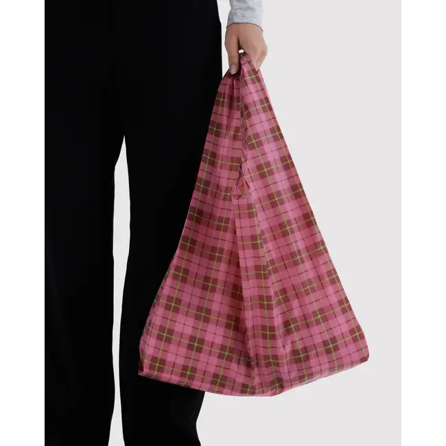 Baggu Standard Baggu - Azalea Pink Tartan