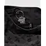 Baggu Small Nylon Crescent Bag - Charcoal Ditsy Floral