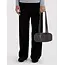 Baggu Small Denim Bowler Bag - Washed Black Denim