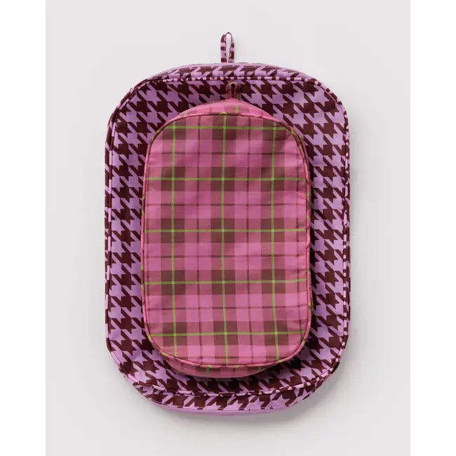 Baggu Packing Cube Set - Check Mix