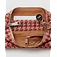 Baggu Nylon Pochette - Tan Houndstooth