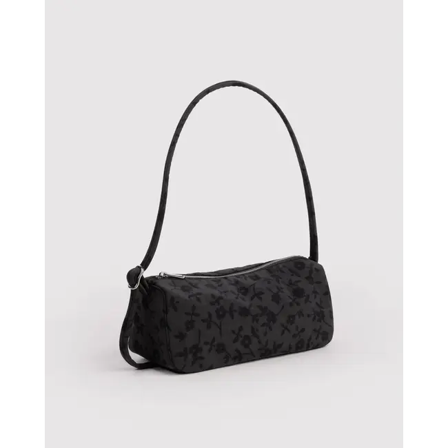 Baggu Nylon Loaf Bag - Charcoal Ditsy Floral