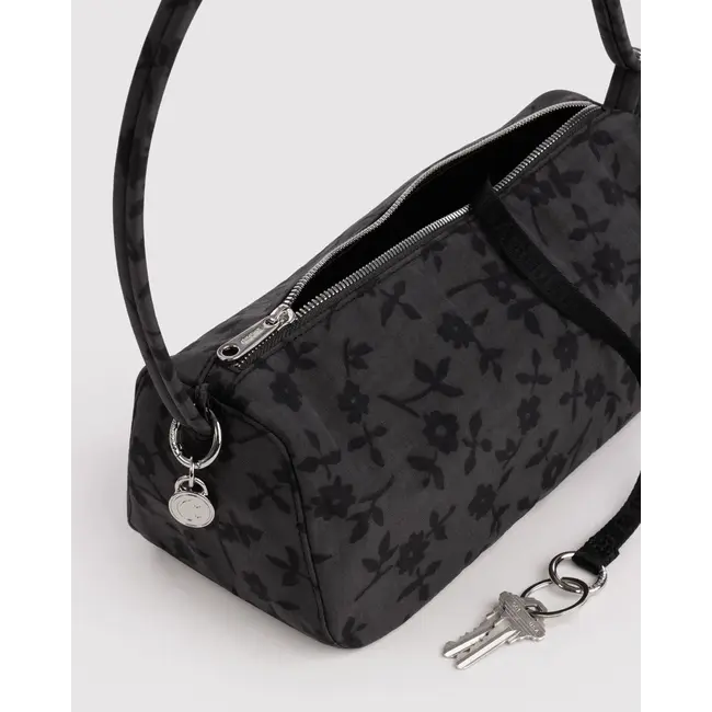 Baggu Nylon Loaf Bag - Charcoal Ditsy Floral