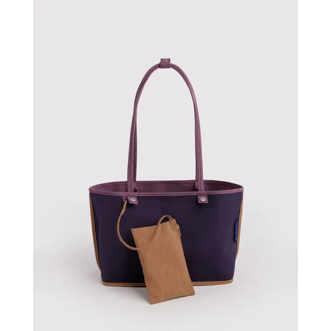 Baggu Medium Nylon Reversible Tote - Wild Plum Mix