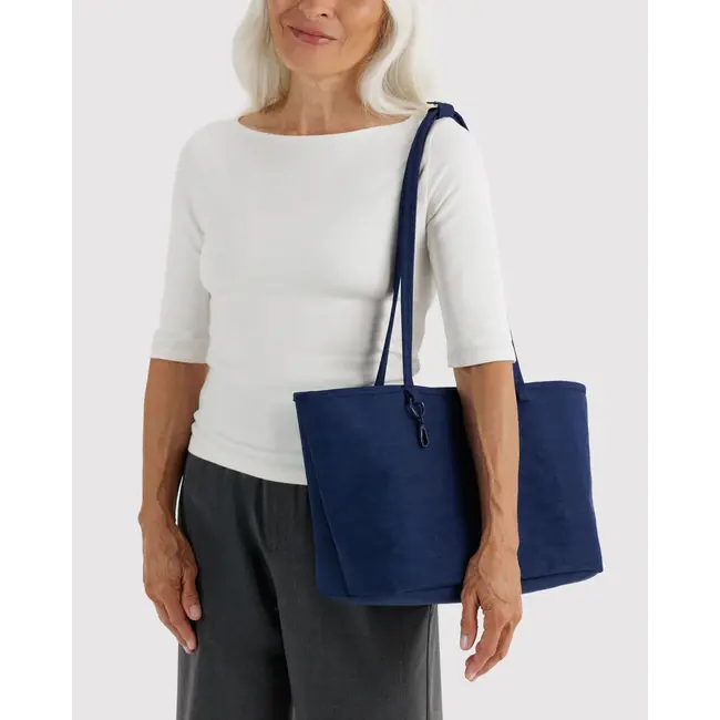 Baggu Medium Nylon Reversible Tote - Navy Mix