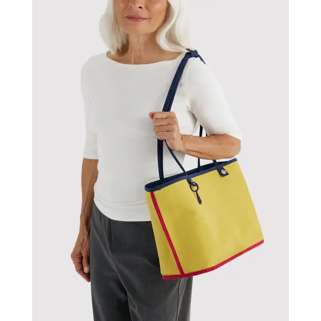 Baggu Medium Nylon Reversible Tote - Navy Mix