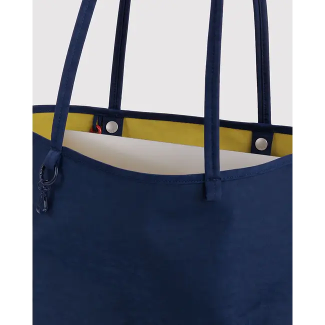 Baggu Medium Nylon Reversible Tote - Navy Mix