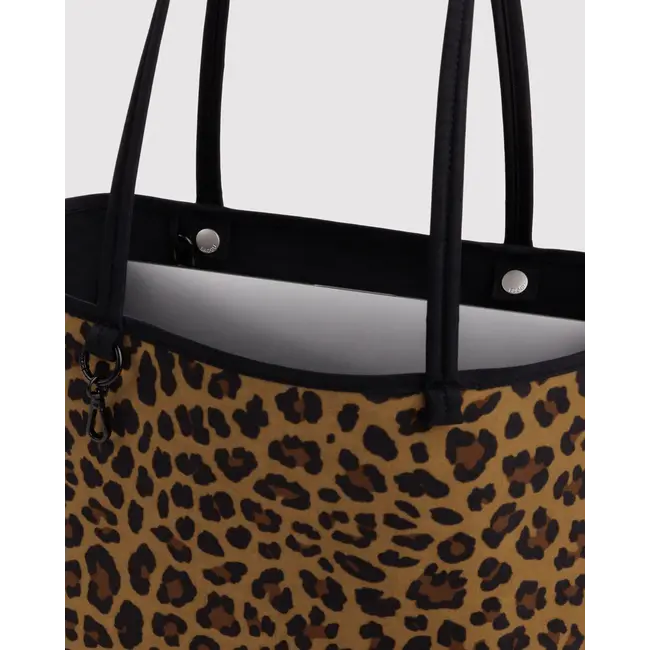 Baggu Medium Nylon Reversible Tote - Leopard Mix
