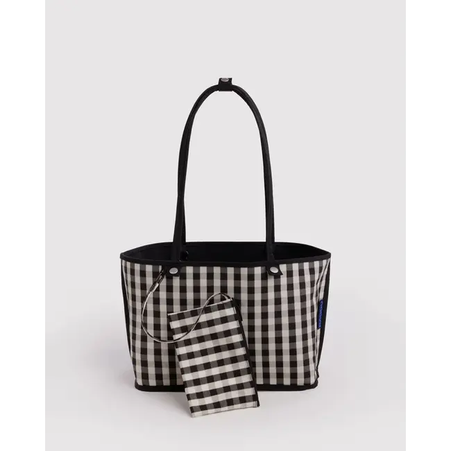 Baggu Medium Nylon Reversible Tote - Black Mix