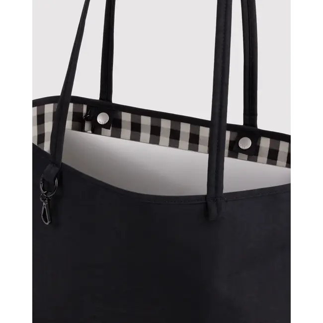Baggu Medium Nylon Reversible Tote - Black Mix