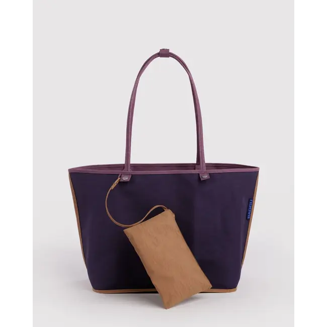 Baggu Large Nylon Reversible Tote - Wild Plum Mix