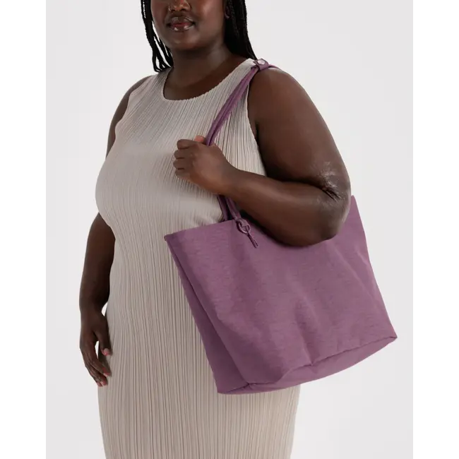 Baggu Large Nylon Reversible Tote - Wild Plum Mix