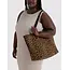 Baggu Large Nylon Reversible Tote - Leopard Mix