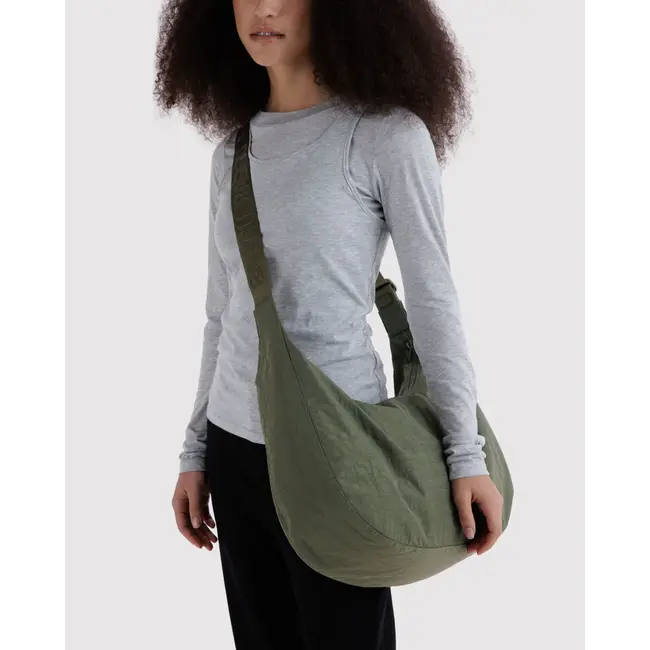 Baggu Large Nylon Crescent Bag - Caper