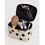 Baggu Large Cosmetic Case - Cream and Black Polka Dot