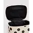 Baggu Large Cosmetic Case - Cream and Black Polka Dot