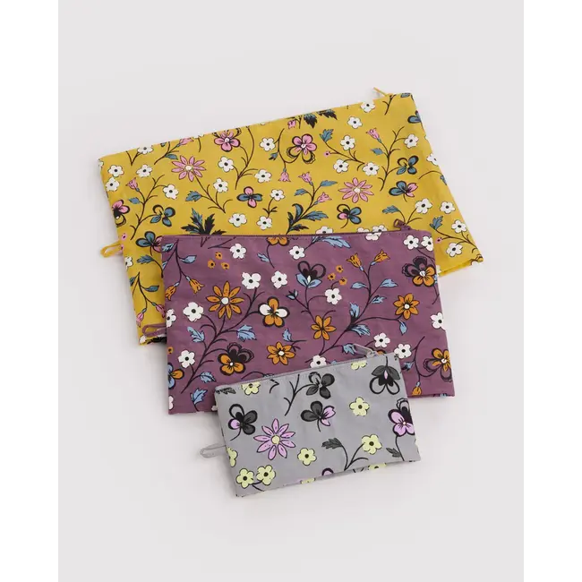 Baggu Go Pouch Set - Wildwood Mix